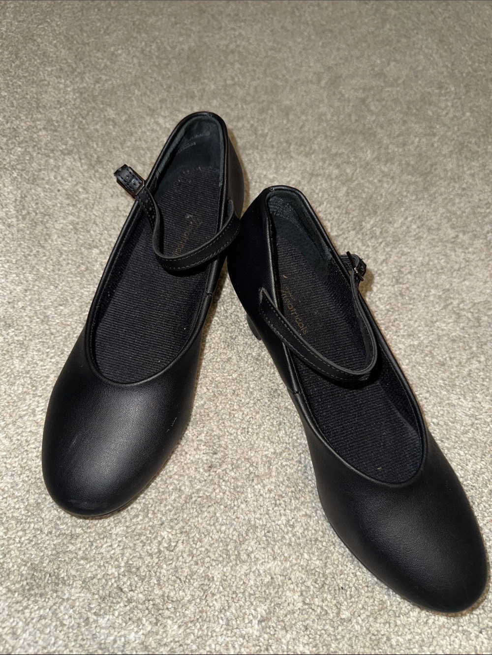 Theatricals Classic Black Mary Jane dance character shoes size 8.5